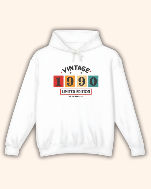 Vintage 1990 Limited Edition Hoodie